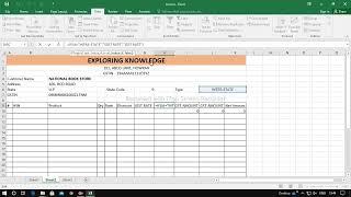 MULTI RATE GST INVOICE / FULLY AUTOMATIC GST INVOICE / Data Validation / Form Create in Excel