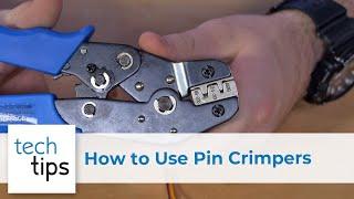 How to use our pin crimpers with our servo plugs and pins