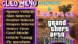 GTA SAN ANDREAS CLEO MOD MENU