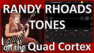 Randy Rhoads-Inspired Tones on the Quad Cortex