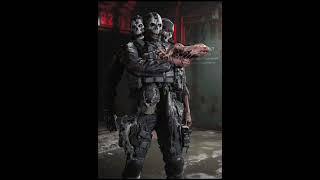 New black cell operator(ALONE) zombie ghost closer look #mw3 #warzone #cod #callofduty