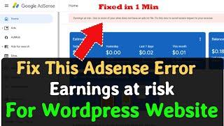 Earnings at risk   You need to fix some ads txt file issues to avoid severe impact to your revenue