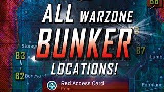 ALL WARZONE RED ACCESS CARD bunker locations! PLUS all bunker location guide.