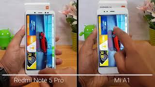 Xiaomi Redmi Note 5 Pro vs Xiaomi Mi A1 Speedtest Comparison