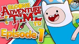 Bloons Adventure Time TD Gameplay Walkthrough - Episode 1 - Finn & Jake vs. Bloons! (iOS, Android)