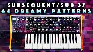 Moog Sub37/Subsequent 37: Melodic Patches & Patterns Demo