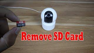 How to Remove SD Card in Mi 360 Camera