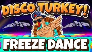  Disco Turkey Freeze Dance  Fall Brain Break  Just Dance