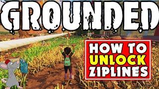 How To Unlock And Craft Ziplines In Grounded! New Update Is Live!