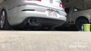 2012 VW MK6 CC 2.0T STRAIGHT PIPE POPS AND BANGS - STAGE 1