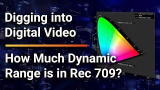 How Much Dynamic Range is in a Rec.709 File?