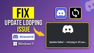 How to Fix Discord Update Looping Issue on PC | How to Solve Discord Stuck in Update Loop