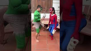 Spidergirl and the Funny Obedece Dance #trending   #funny #shorts