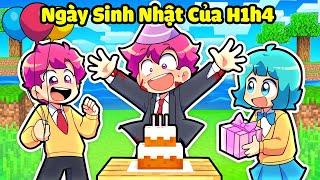 YUMMIE VÀ HIHA TỔ CHỨC SINH NHẬT BẤT NGỜ CHO CỤC ĐÁ H1H4 TRONG MINECRAFT*SINH NHẬT H1H4 