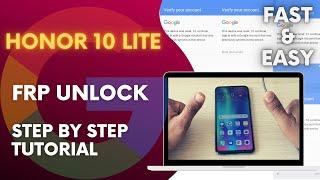 Honor 10 lite frp bypass NEW METHOD 2024