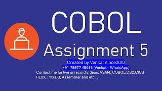 COBOL Assignment 5 | Generating Report