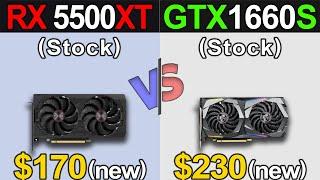 RX 5500 XT (4GB) Vs. GTX 1660 Super | 1080p and 1440p | 25 Games Benchmarks