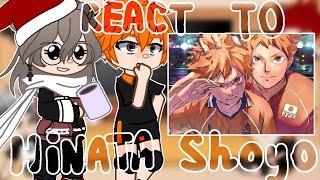 [Haikyuu react] Haikyuu react to Hinata Shoyo in the future//Gacha Club//