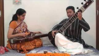 Dr. Kamala Shankar teaching Guitar to Sitar