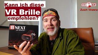 Die Beste VR Brille 2024? BNext Virtual Reality Smartphone Headset für iPhone/Android. Test deutsch