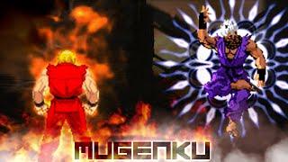 Ken Burn vs God Akuma. Street Fighter MUGEN