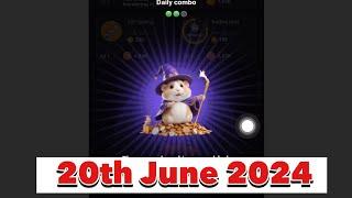 How To UNLOCK 20/6/2024 Hamster Daily Combo Cards Today  and CLAIM your 5 MILLION HAMSTER COIN