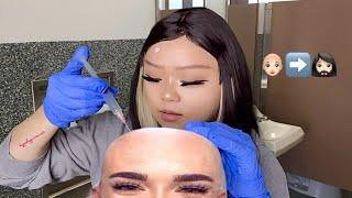 ASMR sketchy student gives you hair transplant in the school bathroom ‍ (realistic)