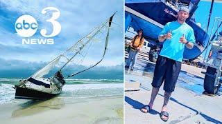 'Mayday mayday!': The harrowing tale of Pensacola Beach's mystery washed-up sailboat