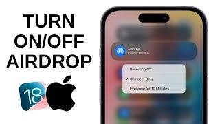 How to Turn On Airdrop on iPhone - iOS 18