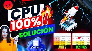 Solucionar el USO de CPU al 100% en Windows 11 | SIN PROGRAMAS 2023