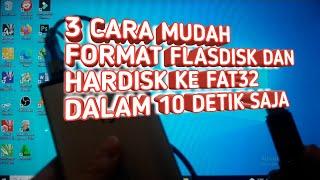 3 CARA MUDAH FORMAT FLASDISK DAN HARDISK EXTERNAL KE FAT32 SUPAYA BISA ISI GAME DI PS3/PS4