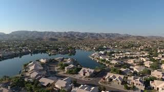 Lakewood Ahwatukee South Mountain Lake Drone Flyover