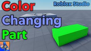 How to Script a Color Changing Block in Roblox Studio