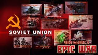 Red Alert 3 Epic War Mod | Complete Soviets Campaign | (Hard)