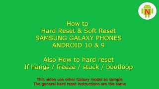 Samsung Galaxy A80 Hard Reset / Soft Reset / Factory reset