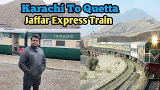 Karachi To Quetta By Train | Jaffar Express Train | Beautiful  Mountain View From Train