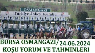 BURSA AT YARIŞI TAHMİNLERİ  24 HAZİRAN 2024 PAZARTESİ ALTILI GANYAN