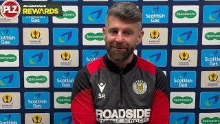 'We're trying to get three in.' Stephen Robinson on transfers, penalties and Scottish Cup run.