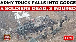 Army Truck Accident LIVE: Vehicle Falls Into A Gorge In J&K's Bandipore, 4 Soldiers Dead, 3 Injured