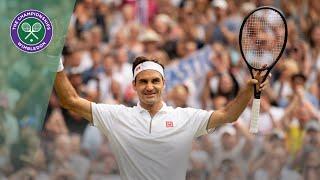 Roger Federer vs Lucas Pouille Wimbledon 2019 third round highlights