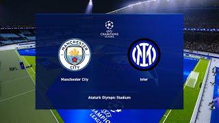 Manchester City vs Inter UCL Final Gameplay #pes2021 #uefachampionsleague #haland