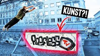 MENSCHLICHES KATAPULT + Eigenes GRAFFITI | Parkour Vlog