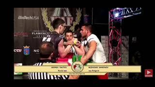 Bozhidar Simeonov (BUL) vs Georgii Tautiev (RUS) RIGHT ARM WAC 2017