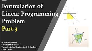 Formulation |Part 3| Linear Programming Problem