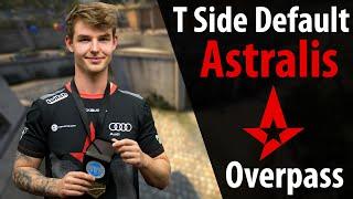 How Astralis plays T side Default on Overpass