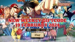 PIRATE ADVANCE OCEAN FANTASY : NEW WEEKLY GIFTCODE FOR 19 FEBRUARY 2024