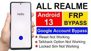 All Realme FRP Bypass Android 13 | All Realme Google Account Bypass | Realme Android 13 FRP Bypass |