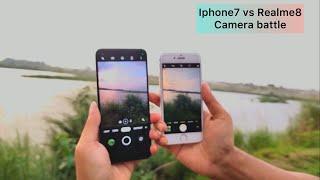 Iphone7 vs Realme 8 camera comparison in 2022. 4k slow motion video, low light camera test.