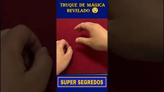 TRUQUE DE MÁGICA FÁCIL REVELADO  #shorts #magician #magictricks #magic #tricks #tutorial