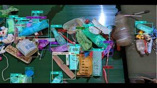 Waste Identification Instance Segmentation MASK R-CNN | with Python and Opencv